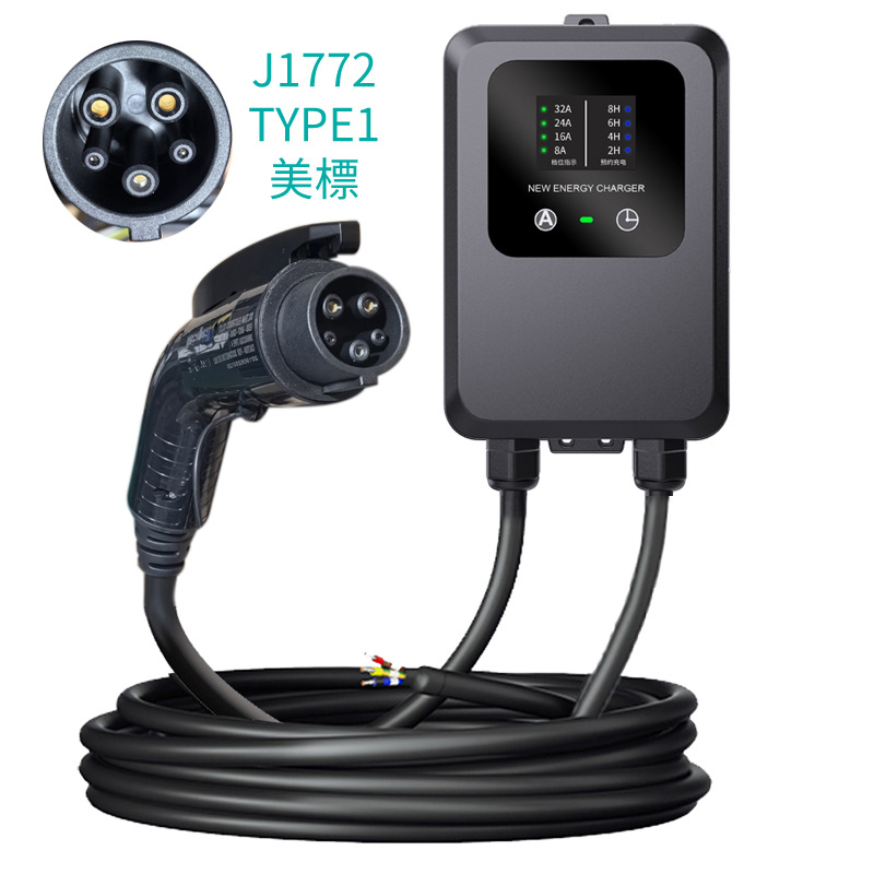 TYPE1美标J1772充电桩2A7KW家用交流3TYPE1美标J1772充电桩5