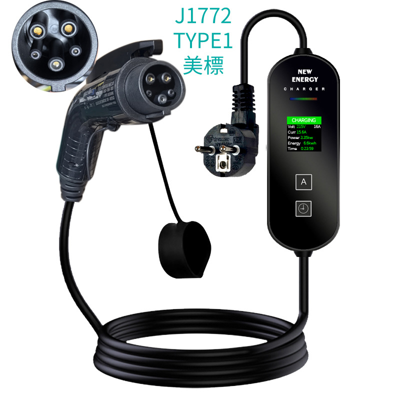 TYPE1美标J1772充电桩2A7KW家用交流3TYPE1美标J1772充电桩11
